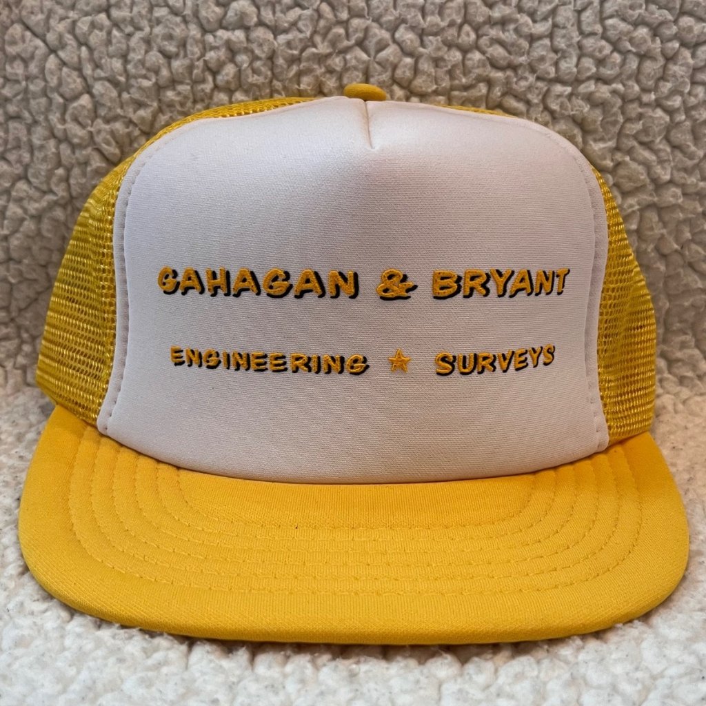 Vintage Trucker Hat Mesh Backing Snapback